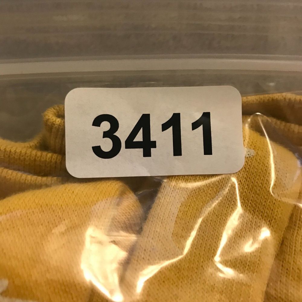 Nike Hoodie Fleece Sweatshirt Mens‎ Medium Yellow AOP All Over Print Swoosh Logo - Picture 12 of 12